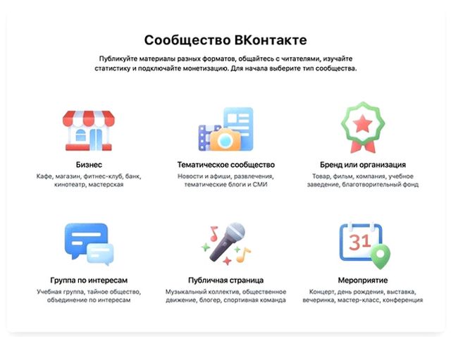 Группы и сообщества ВКонтакте